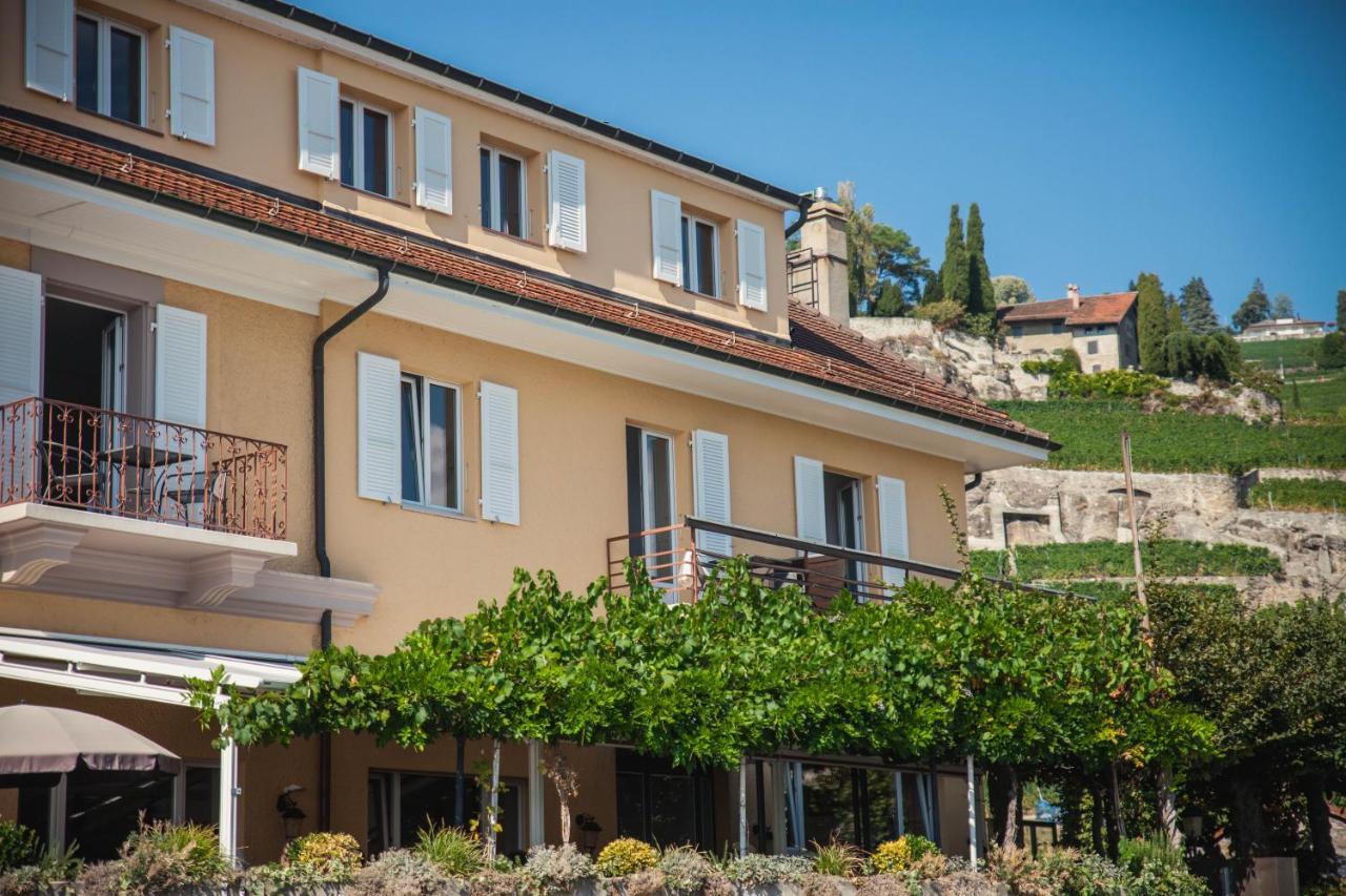 Auberge de Rivaz Exterior foto